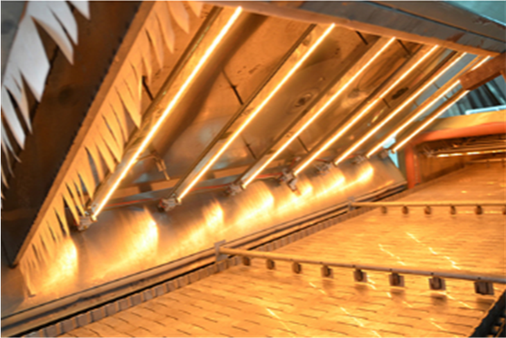 auxiliary heating heating element for bread oven